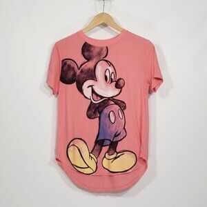 Disney  Mickey Mouse  Pink T-Shirt  Juniors Size Large (11-13)